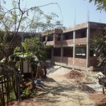 Community clinic construction site, 03-2013, 1