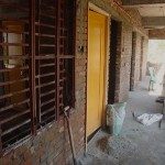 Community clinic construction site, 03-2013, 2